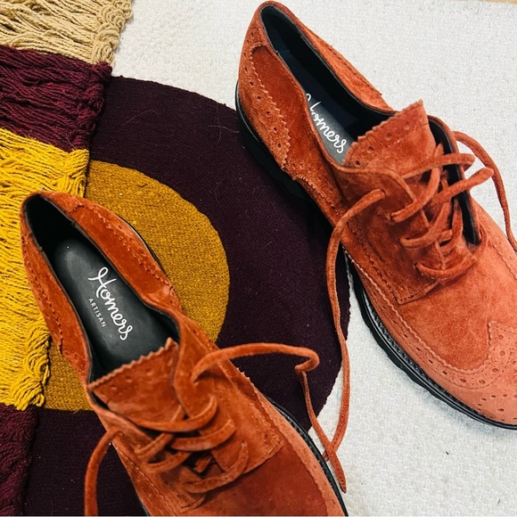 HOMERS ARTISISAN OXFORD SHOES SIZE 36.5 - Picture 6 of 9
